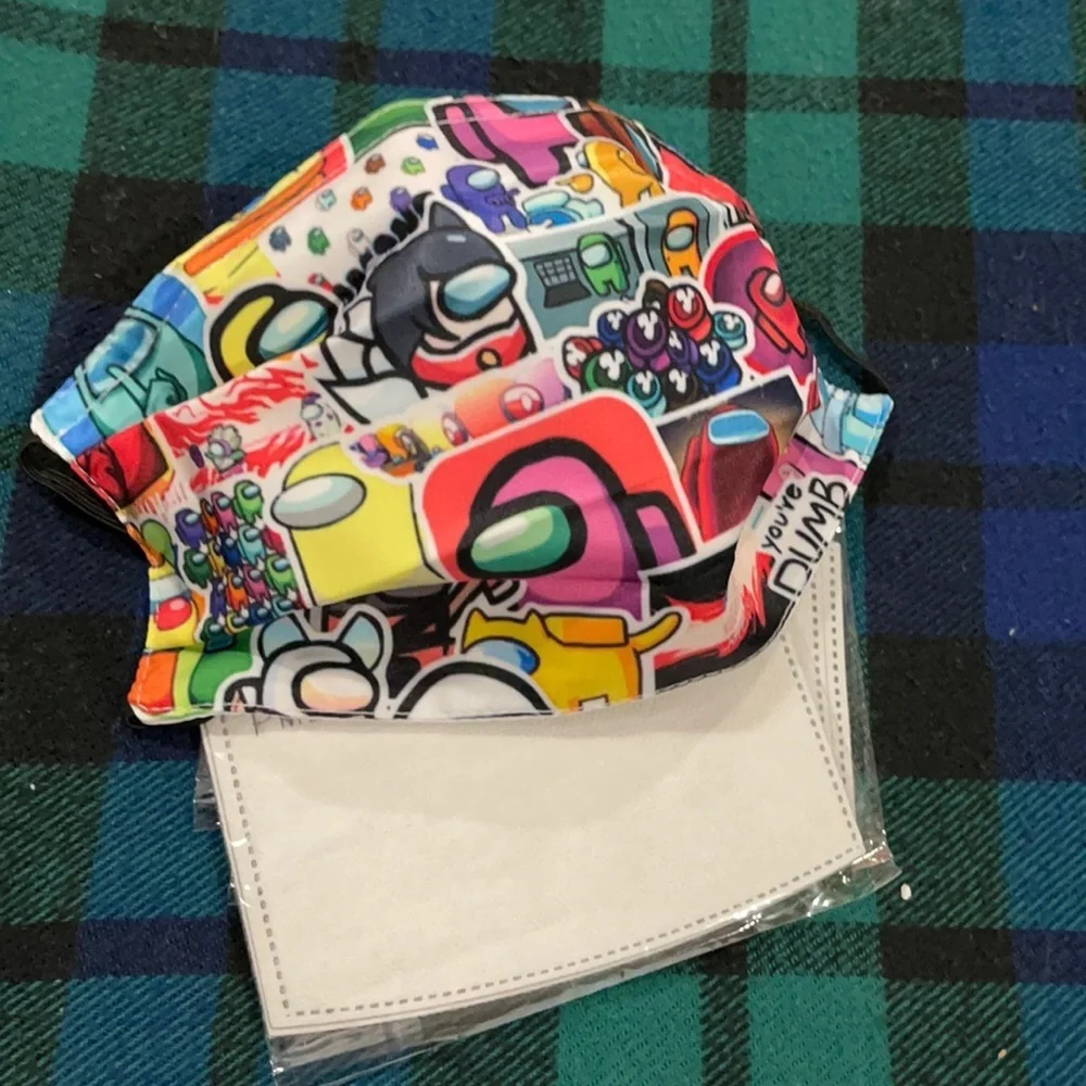 6/$20 New Among Us face mask
